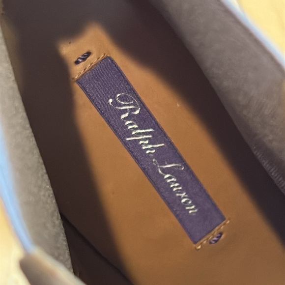 Ralph Lauren Collection Purple Label Suede Chelsea Boots Booties 39 - Picture 9 of 11